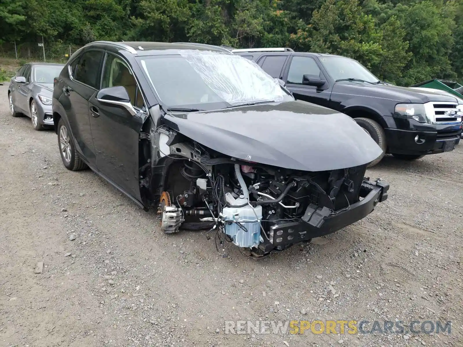 1 Photograph of a damaged car JTJDARDZ7M2239127 LEXUS NX 2021