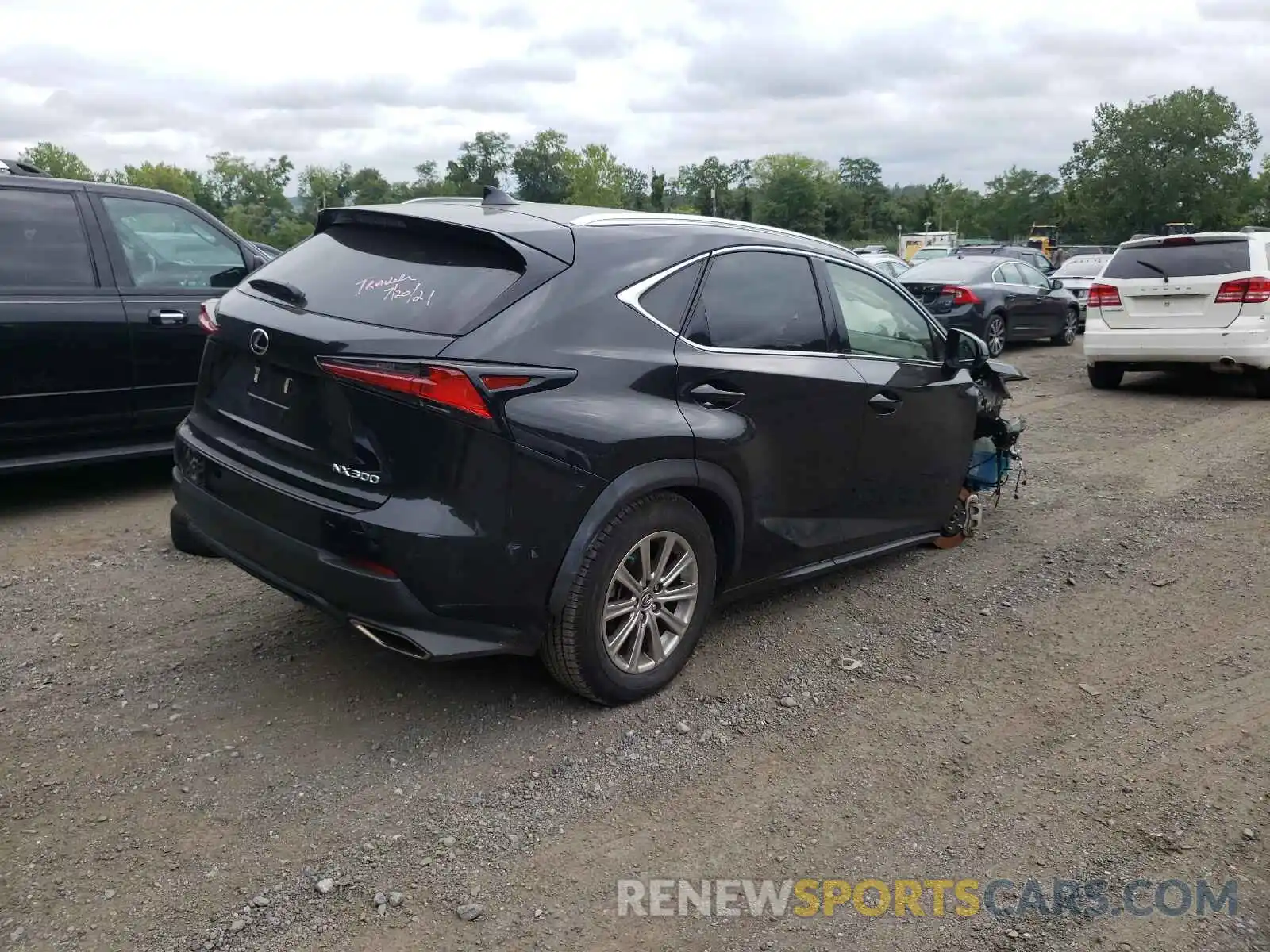 4 Фотография поврежденного автомобиля JTJDARDZ7M2239127 LEXUS NX 2021