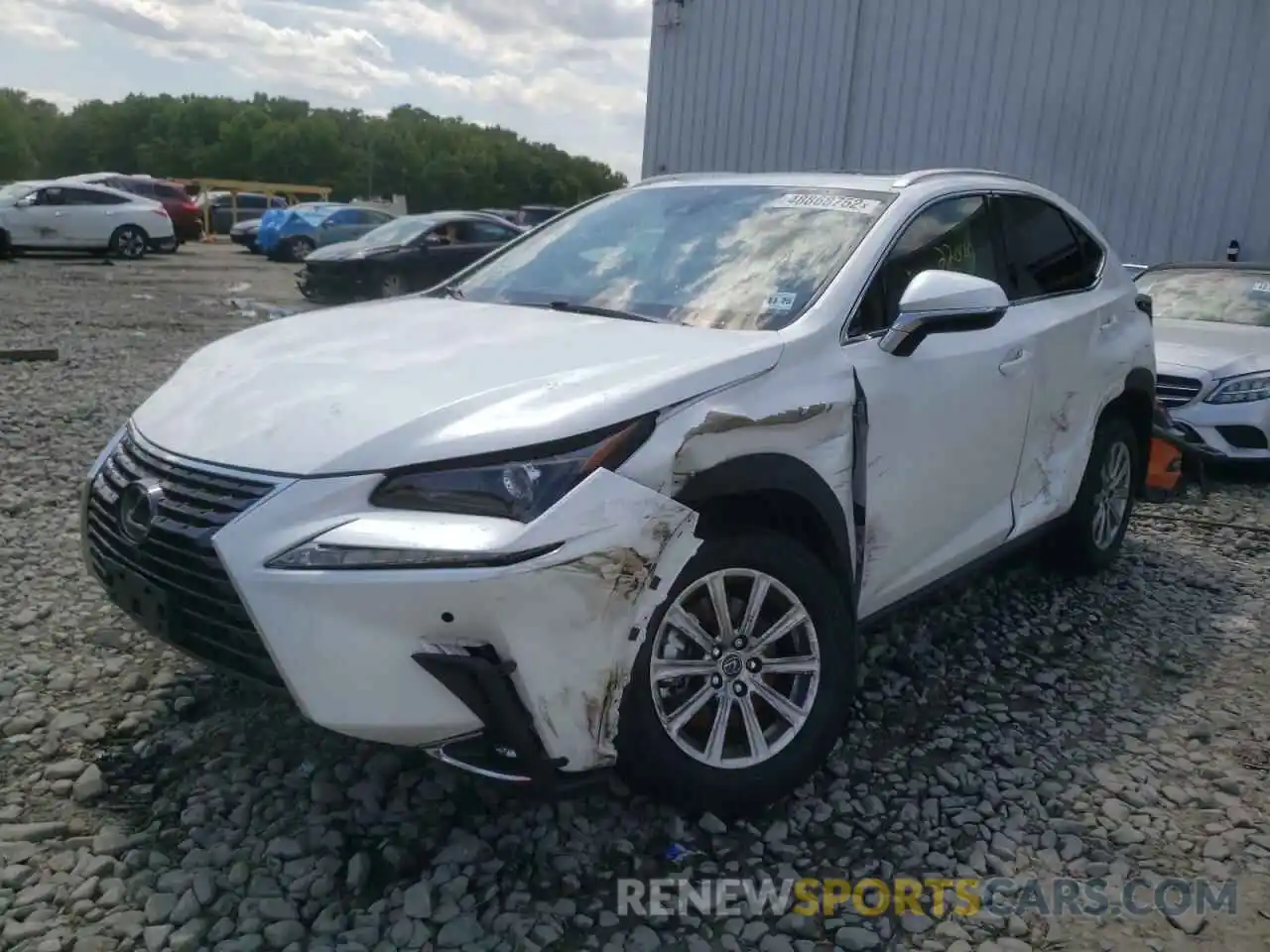 2 Фотография поврежденного автомобиля JTJDARDZ7M5021168 LEXUS NX 2021