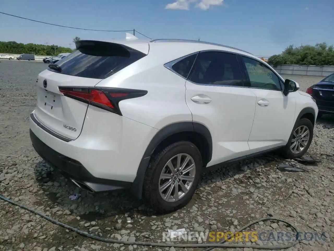 4 Фотография поврежденного автомобиля JTJDARDZ7M5021168 LEXUS NX 2021