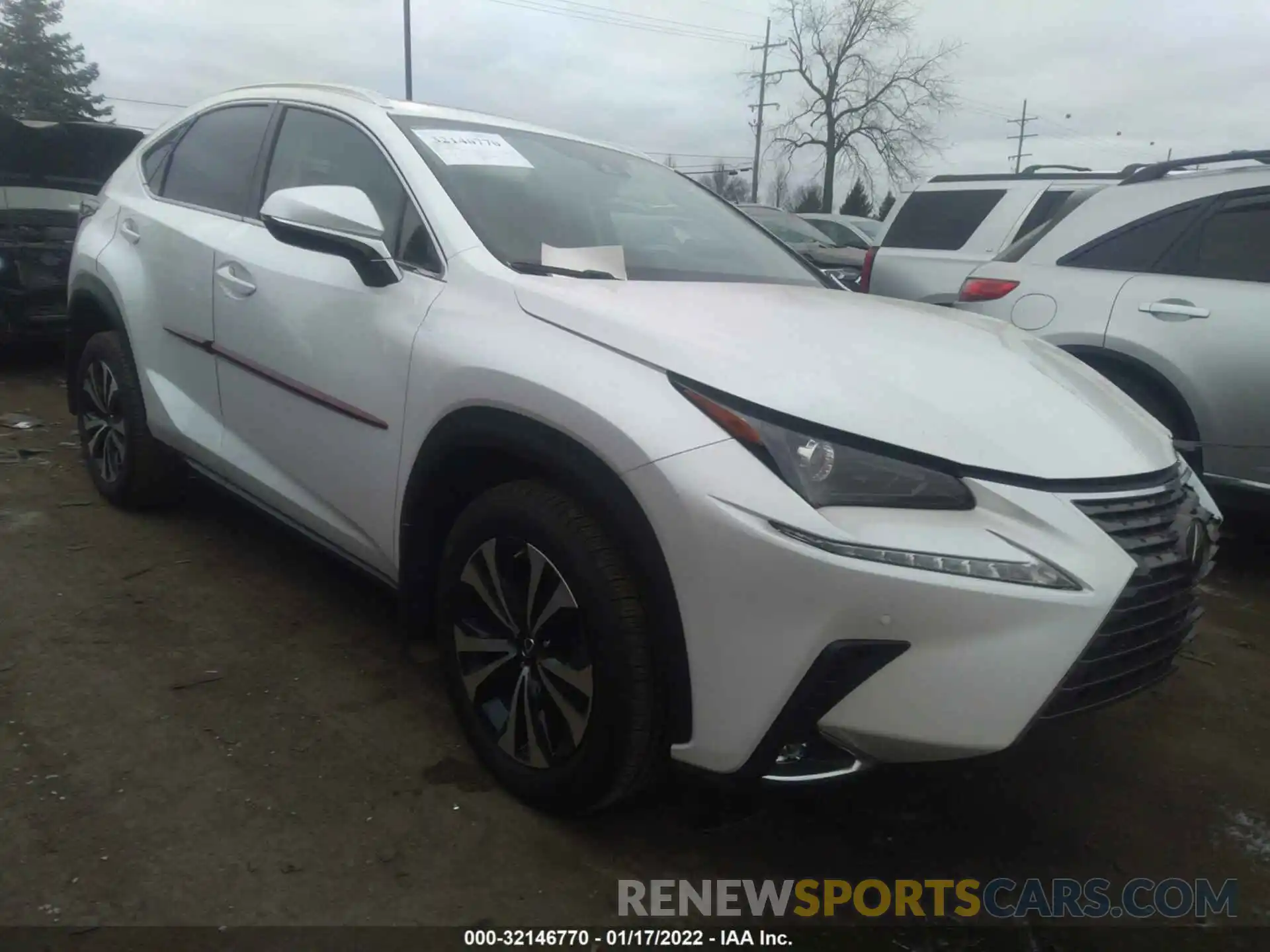 1 Фотография поврежденного автомобиля JTJDARDZ7M5024233 LEXUS NX 2021