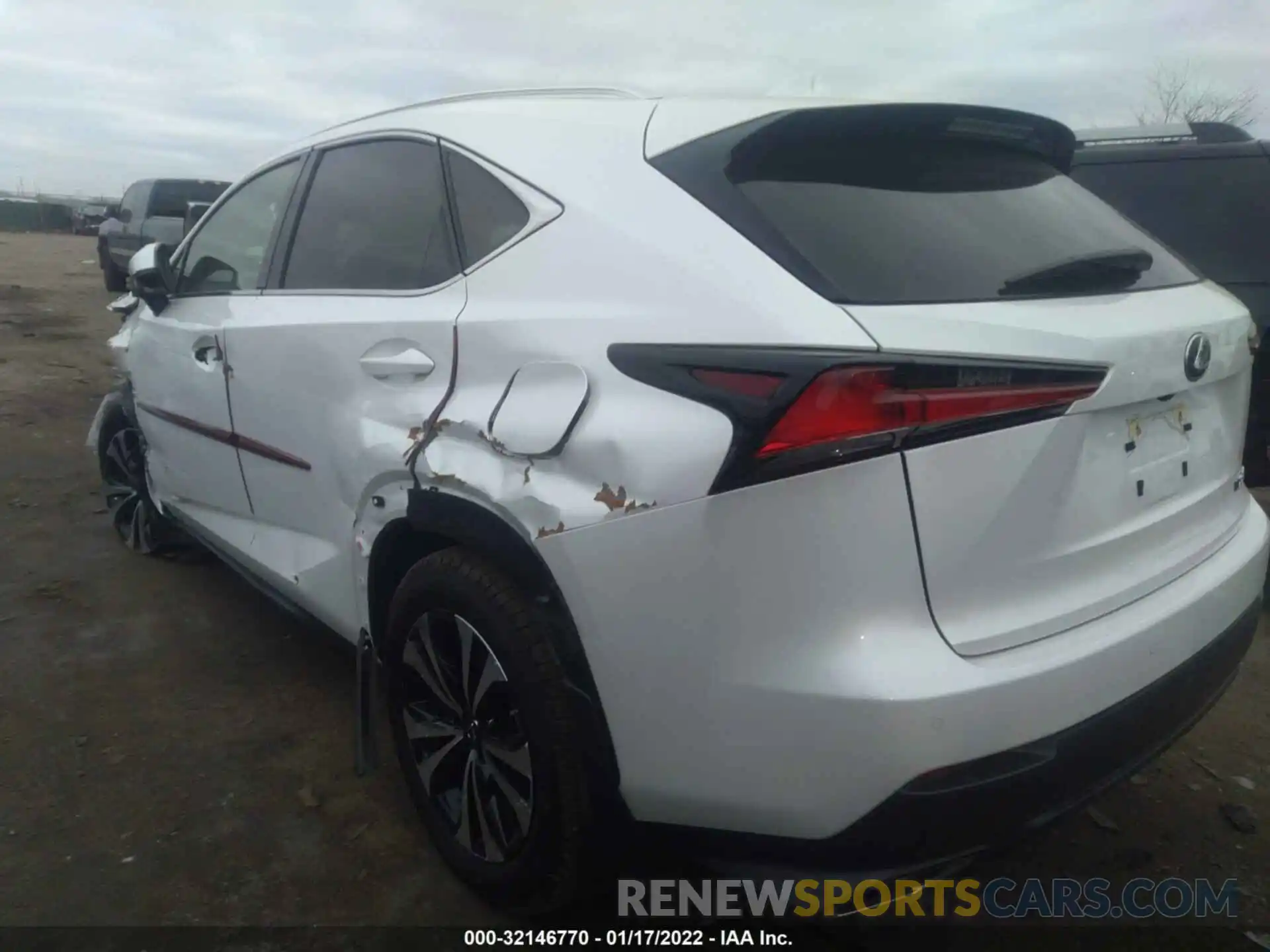 3 Фотография поврежденного автомобиля JTJDARDZ7M5024233 LEXUS NX 2021