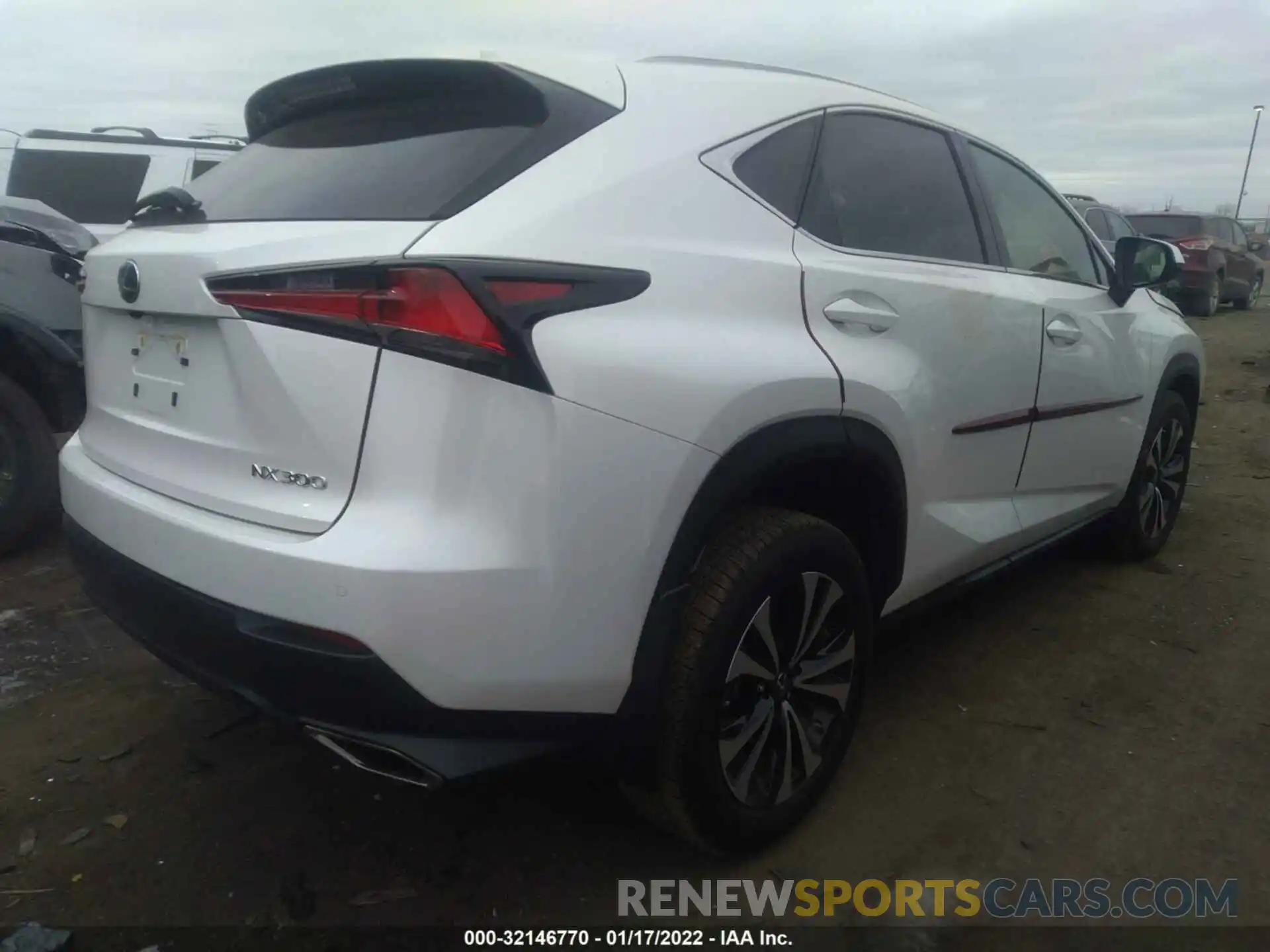 4 Фотография поврежденного автомобиля JTJDARDZ7M5024233 LEXUS NX 2021