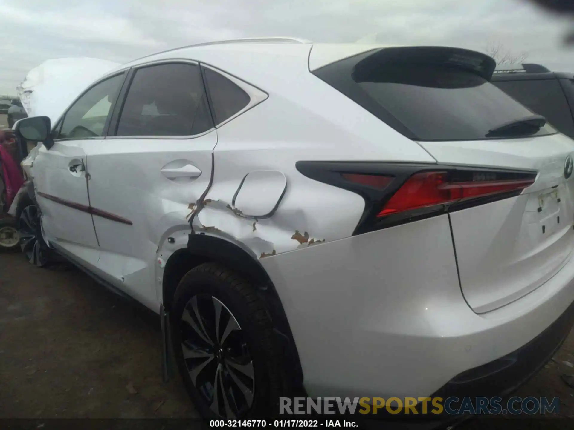 6 Фотография поврежденного автомобиля JTJDARDZ7M5024233 LEXUS NX 2021