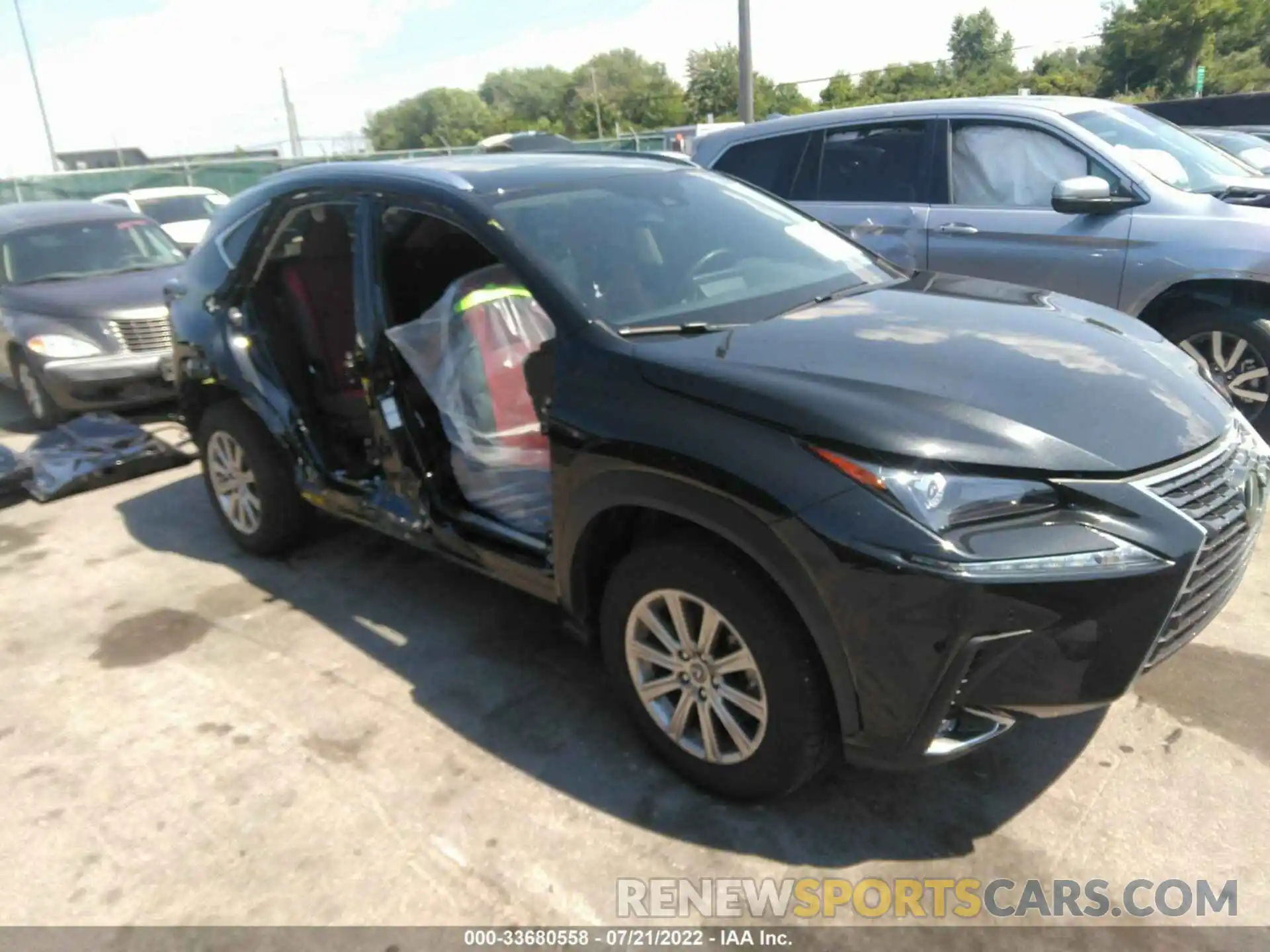 1 Photograph of a damaged car JTJDARDZ7M5029996 LEXUS NX 2021