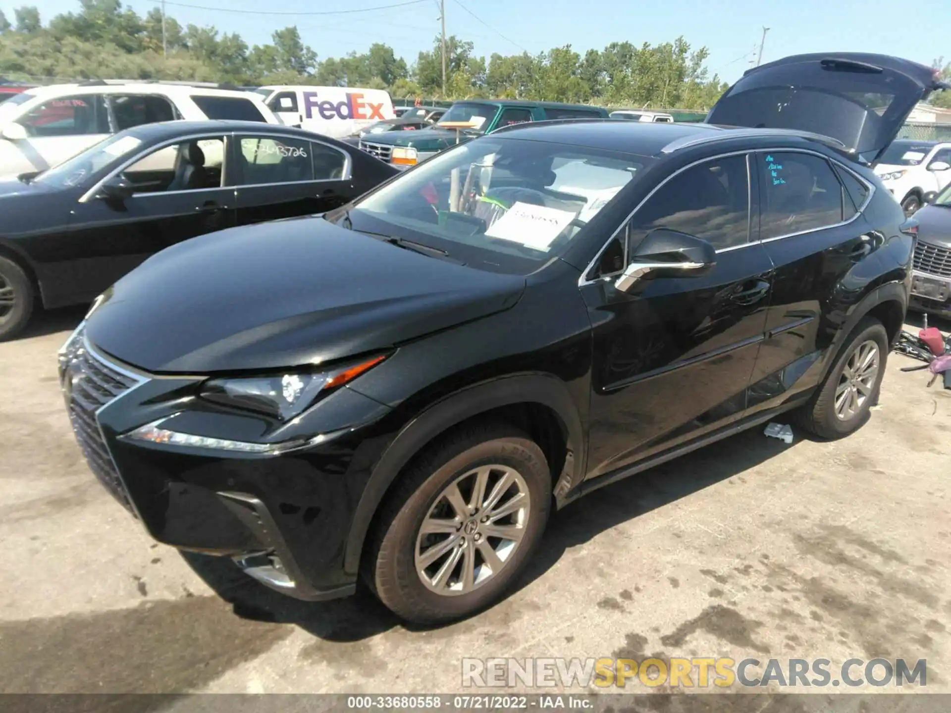 2 Фотография поврежденного автомобиля JTJDARDZ7M5029996 LEXUS NX 2021