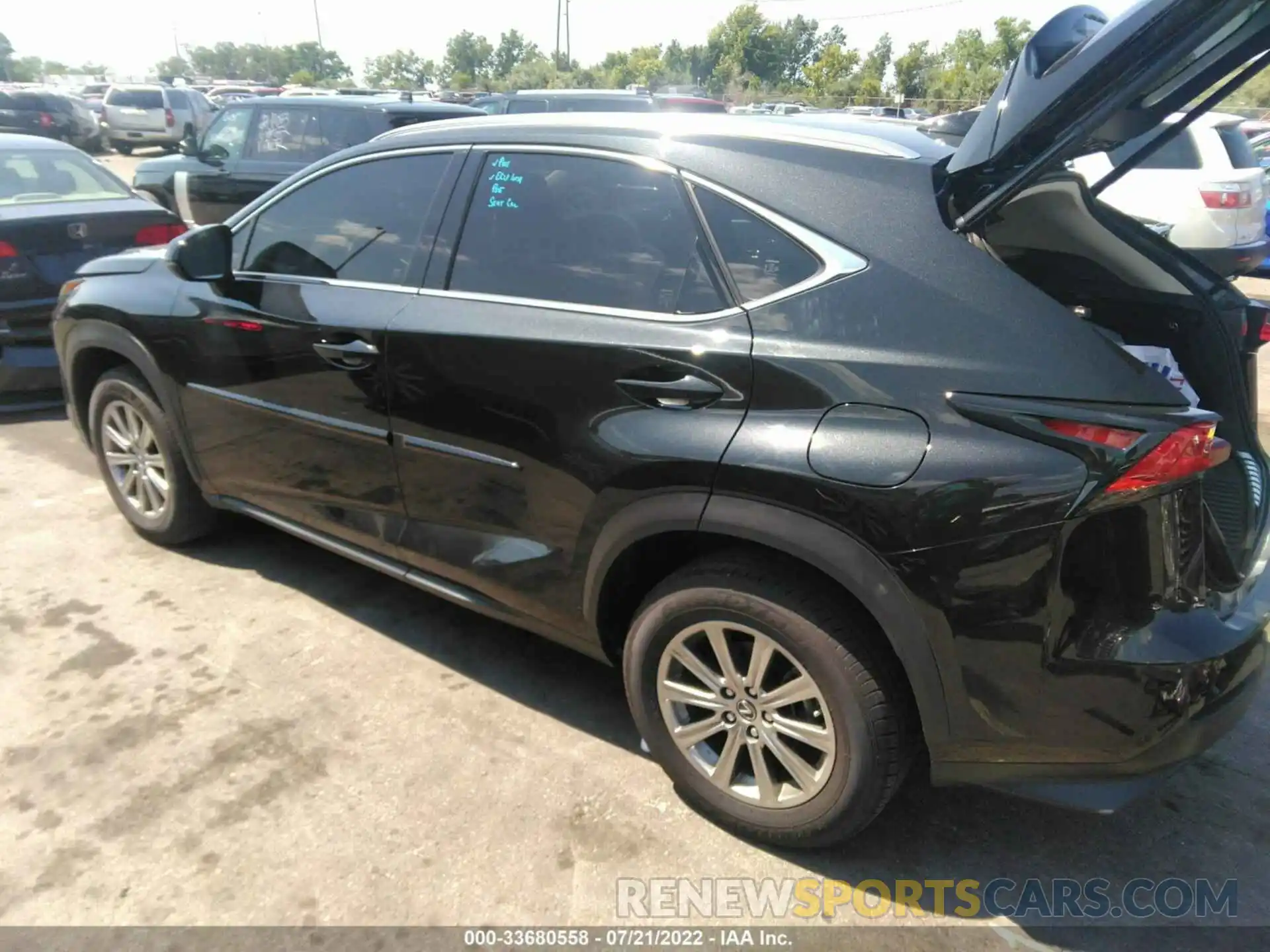 3 Photograph of a damaged car JTJDARDZ7M5029996 LEXUS NX 2021