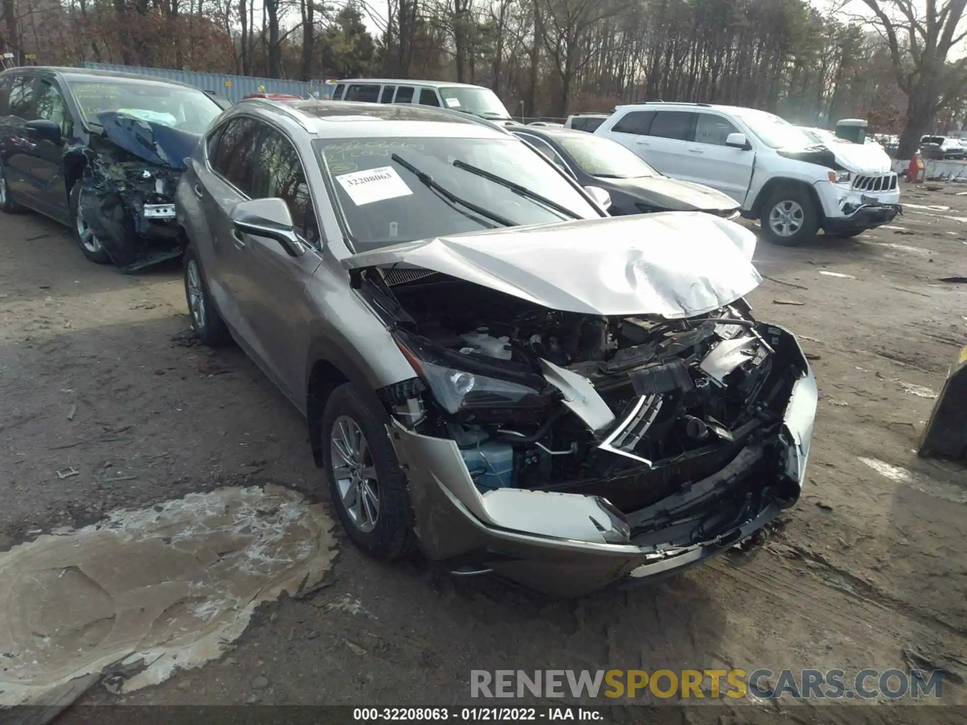 1 Photograph of a damaged car JTJDARDZ8M2238763 LEXUS NX 2021