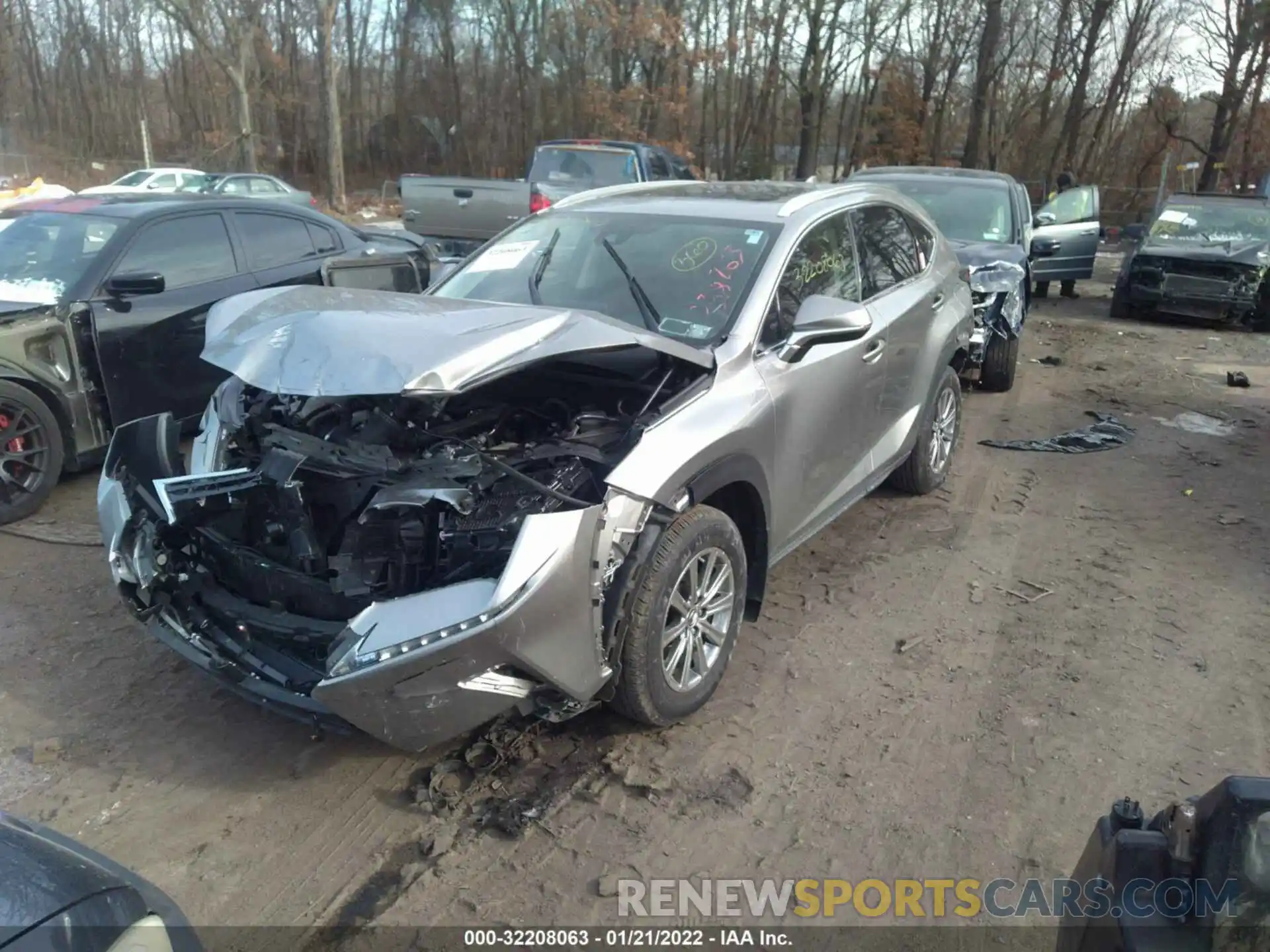 6 Фотография поврежденного автомобиля JTJDARDZ8M2238763 LEXUS NX 2021