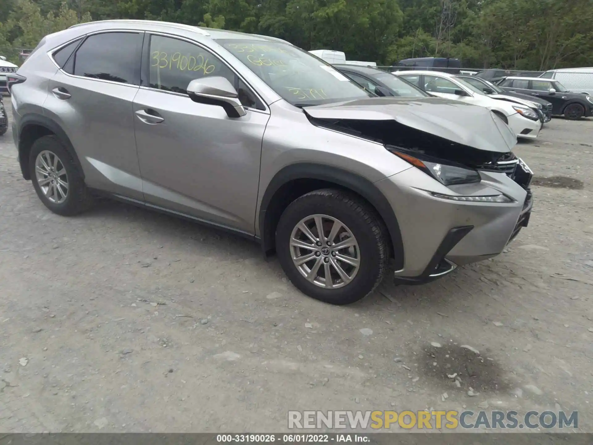 1 Photograph of a damaged car JTJDARDZ8M2240240 LEXUS NX 2021