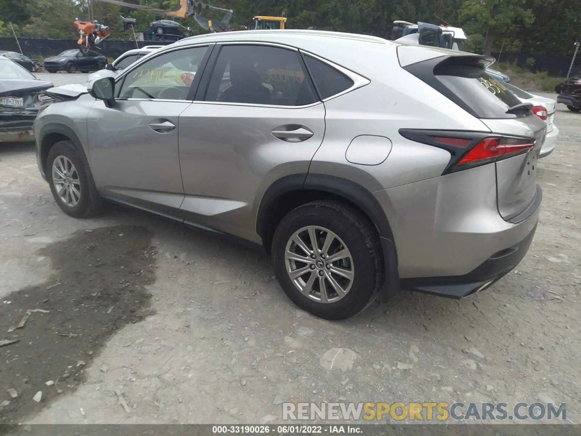 3 Фотография поврежденного автомобиля JTJDARDZ8M2240240 LEXUS NX 2021