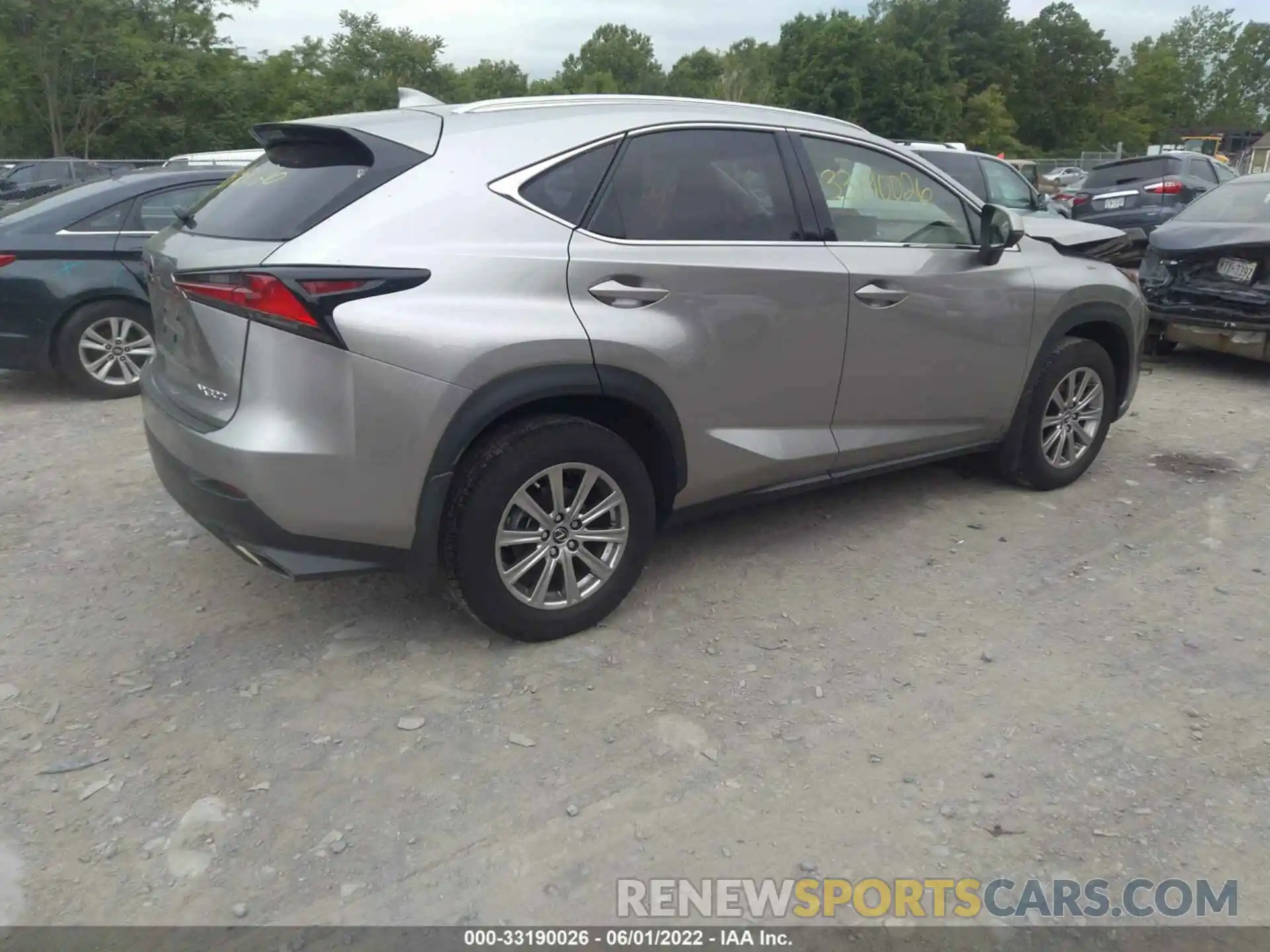 4 Фотография поврежденного автомобиля JTJDARDZ8M2240240 LEXUS NX 2021