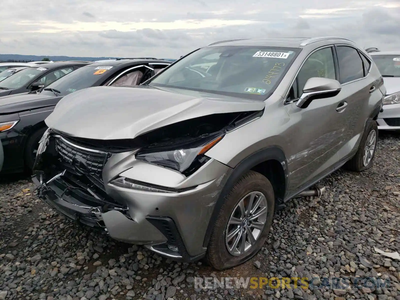 2 Фотография поврежденного автомобиля JTJDARDZ8M2244773 LEXUS NX 2021