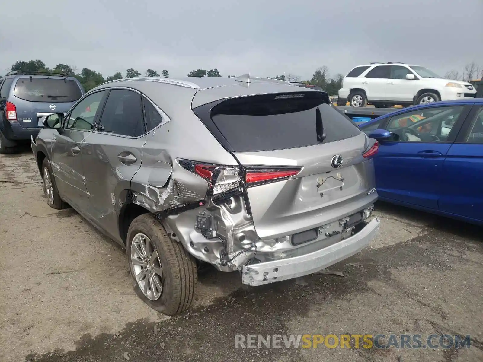 3 Фотография поврежденного автомобиля JTJDARDZ8M2244773 LEXUS NX 2021