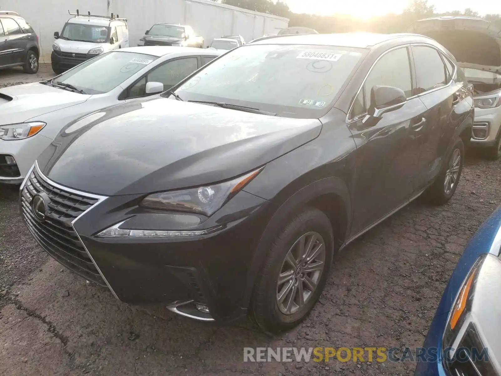 2 Фотография поврежденного автомобиля JTJDARDZ8M2248192 LEXUS NX 2021