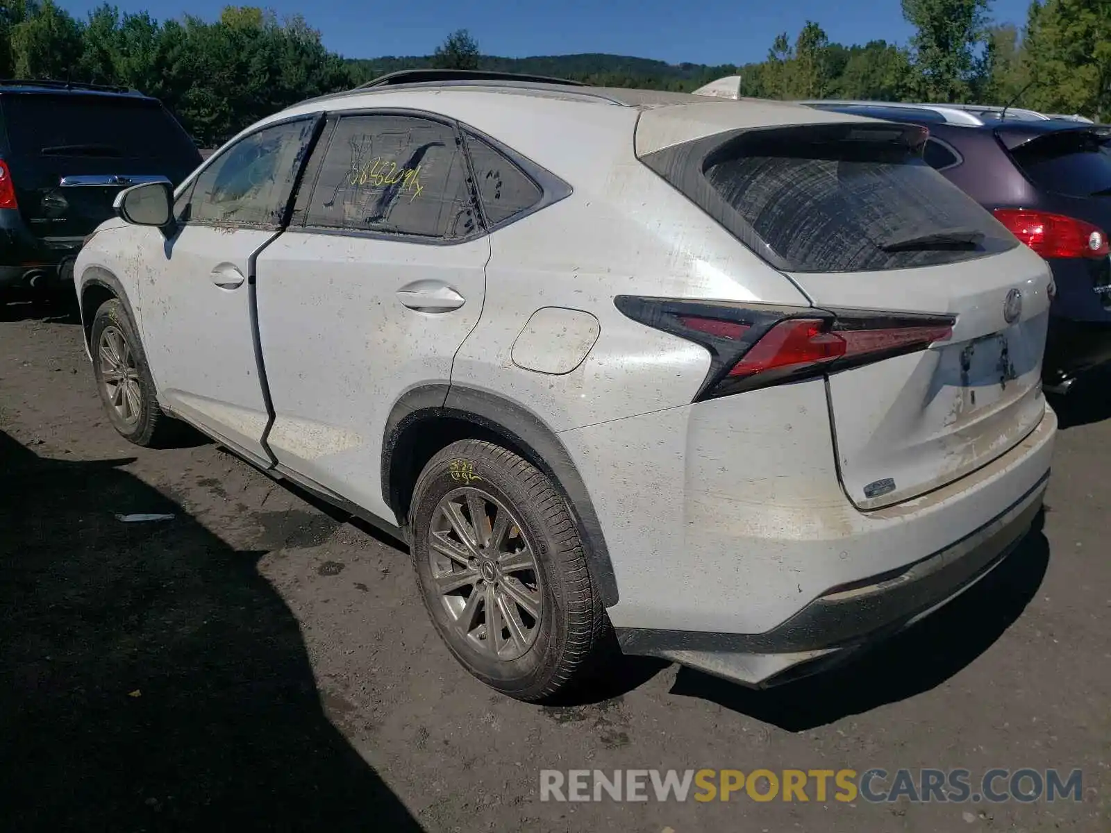 3 Фотография поврежденного автомобиля JTJDARDZ8M5019719 LEXUS NX 2021