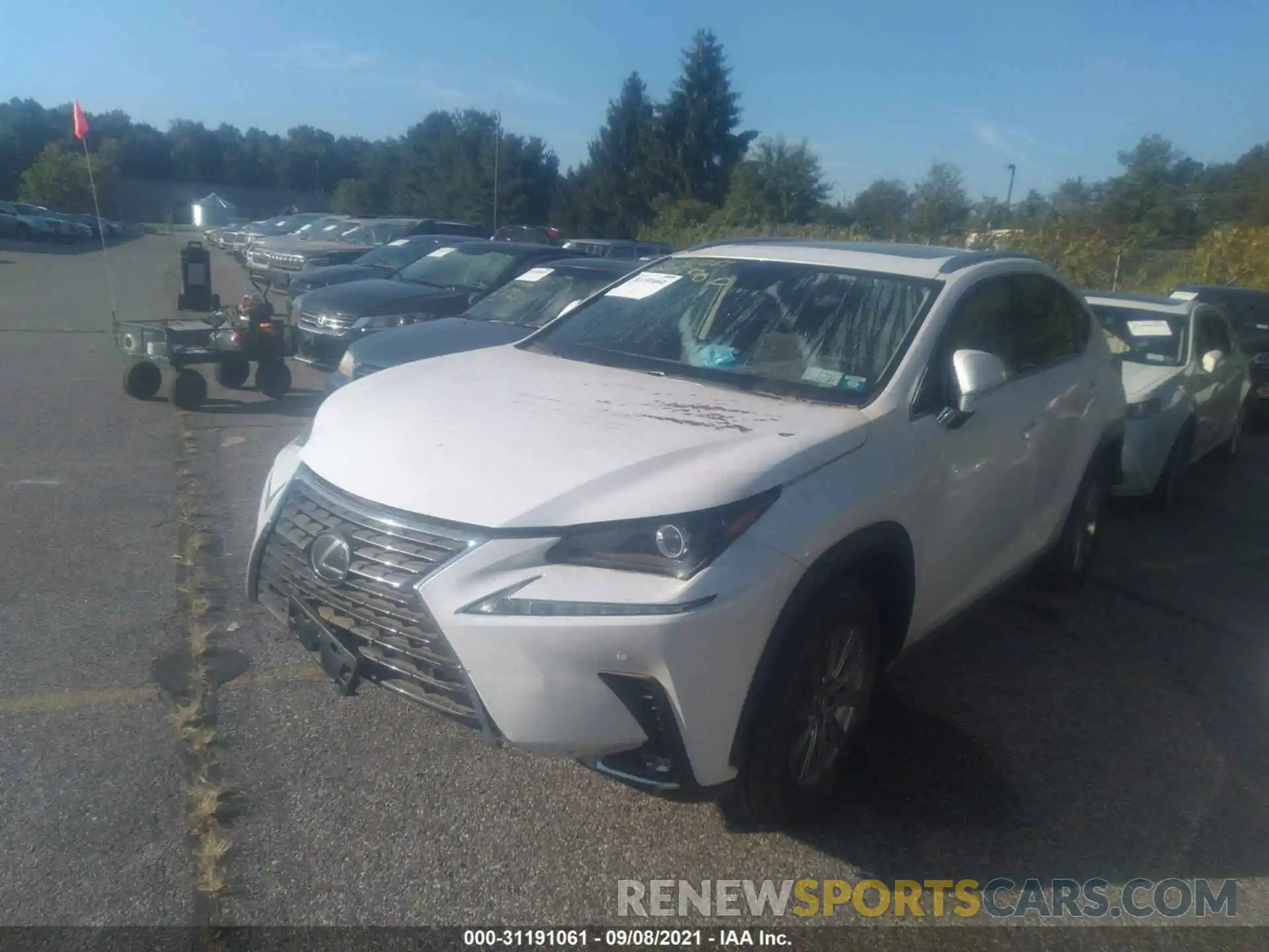 2 Фотография поврежденного автомобиля JTJDARDZ8M5021812 LEXUS NX 2021