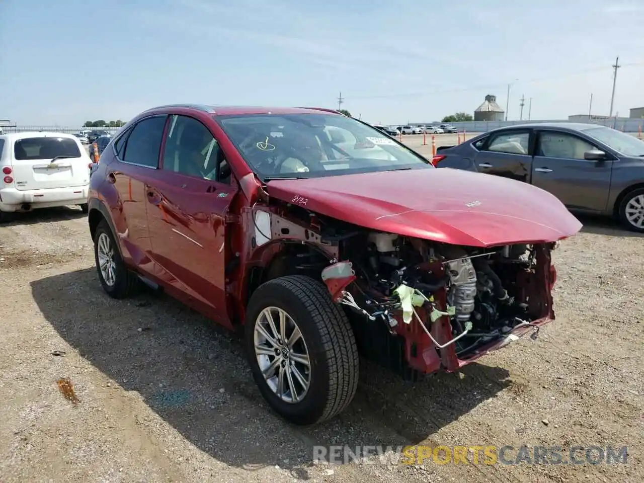 1 Photograph of a damaged car JTJDARDZ8M5026766 LEXUS NX 2021