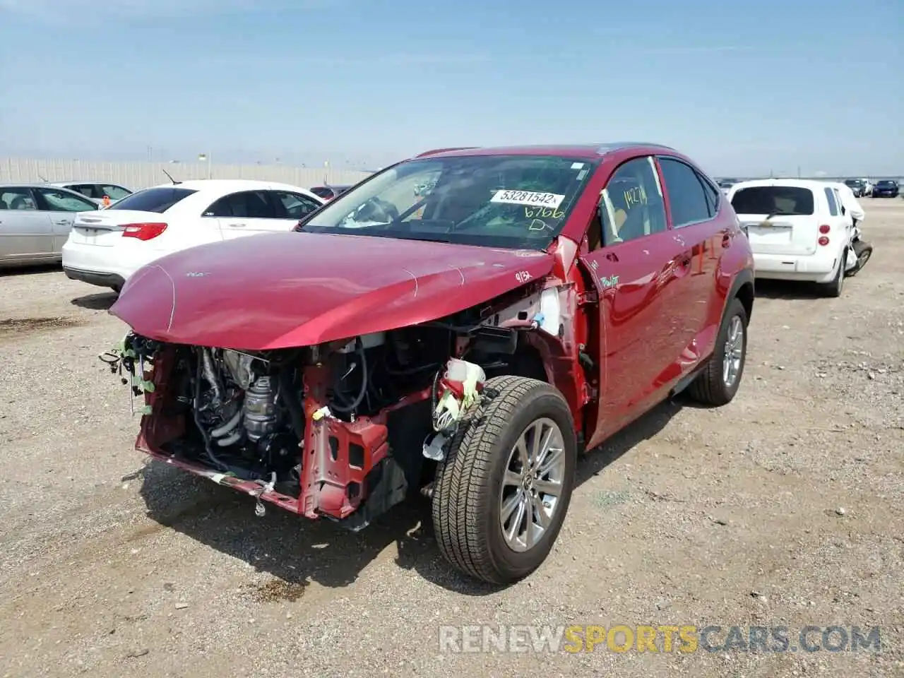 2 Photograph of a damaged car JTJDARDZ8M5026766 LEXUS NX 2021