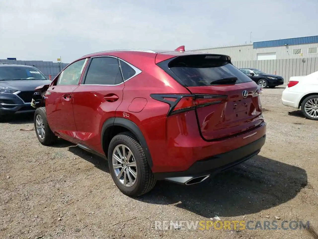 3 Фотография поврежденного автомобиля JTJDARDZ8M5026766 LEXUS NX 2021