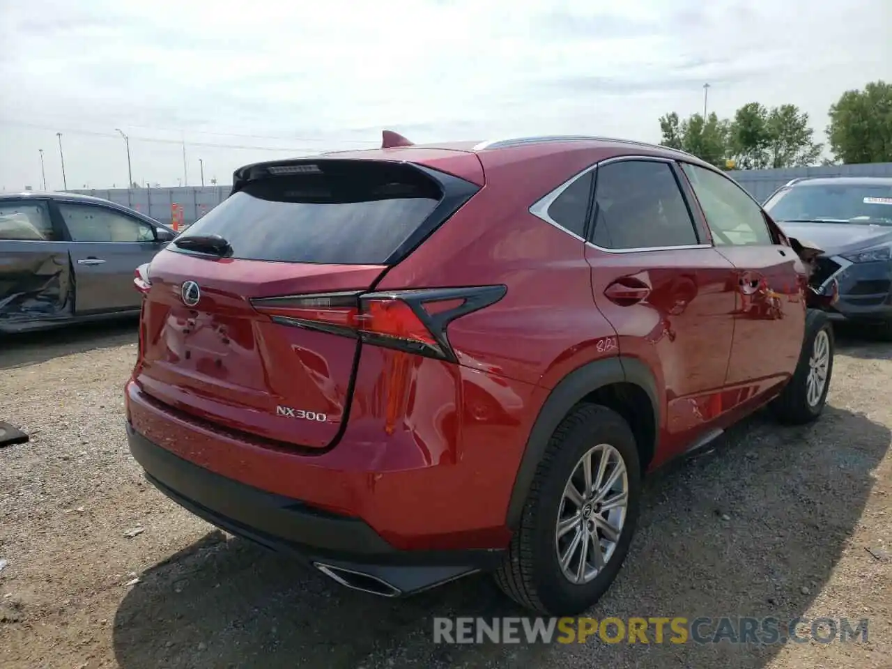 4 Фотография поврежденного автомобиля JTJDARDZ8M5026766 LEXUS NX 2021