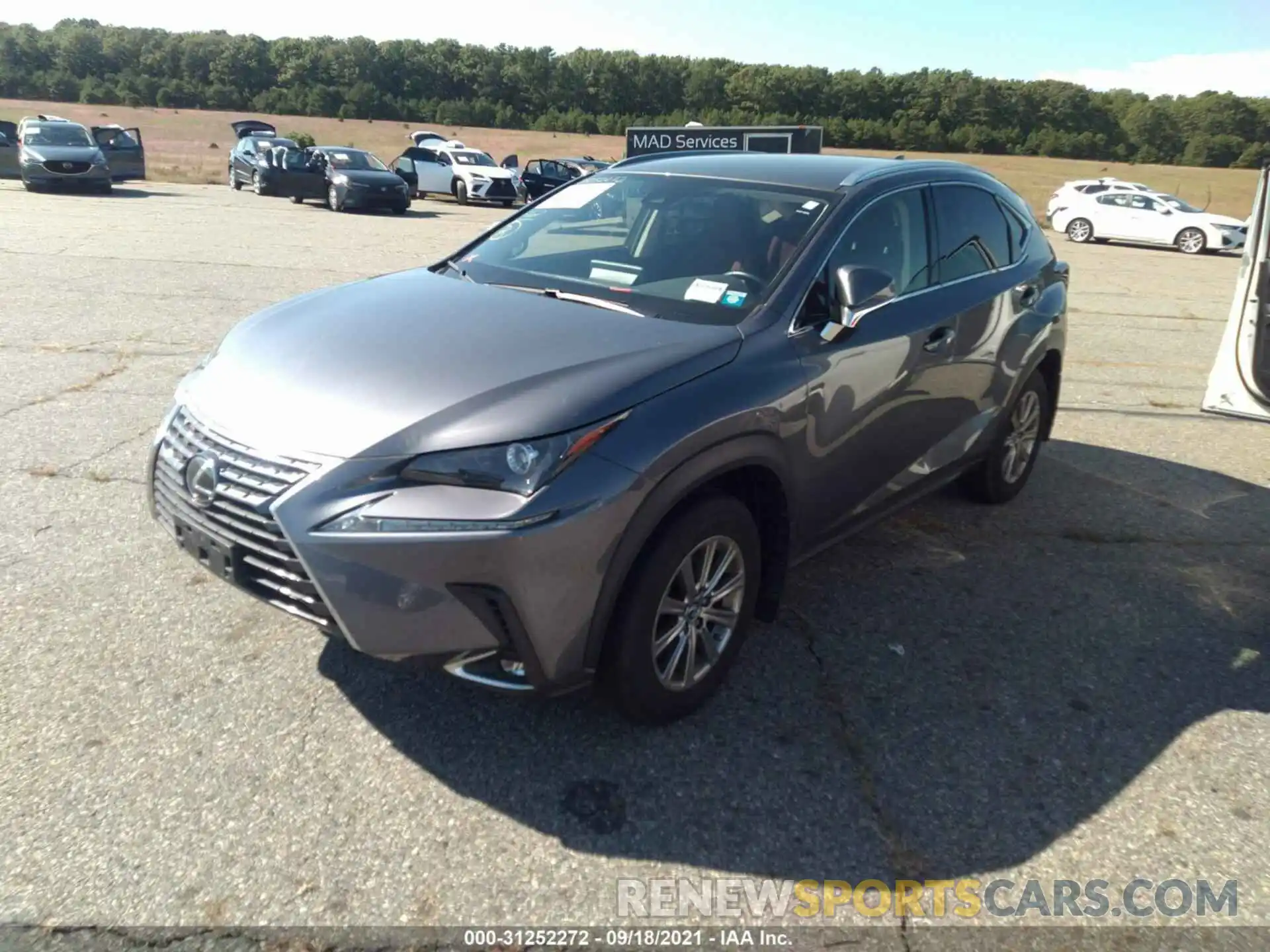 2 Фотография поврежденного автомобиля JTJDARDZ9M2237153 LEXUS NX 2021