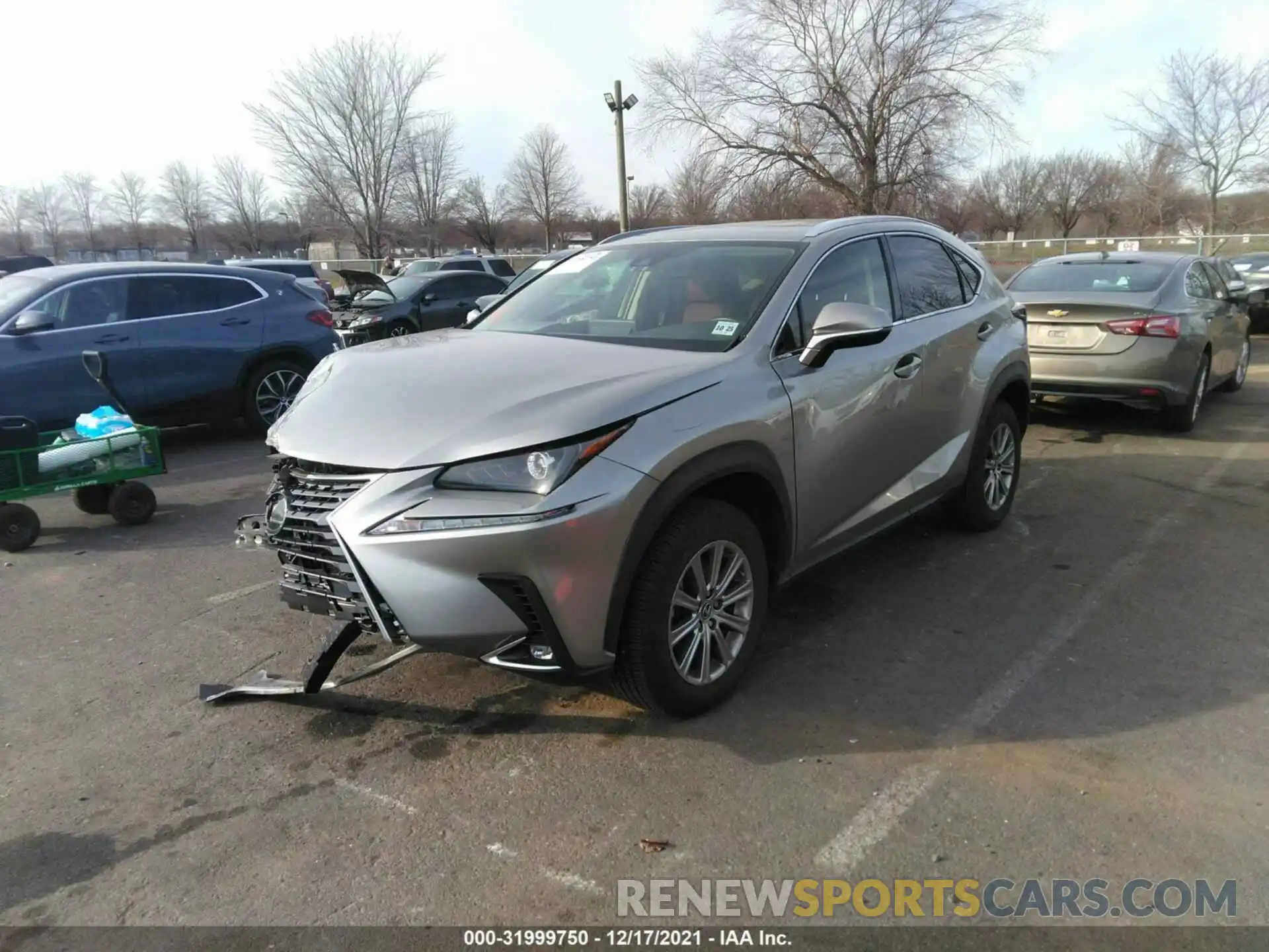 2 Фотография поврежденного автомобиля JTJDARDZ9M2238061 LEXUS NX 2021