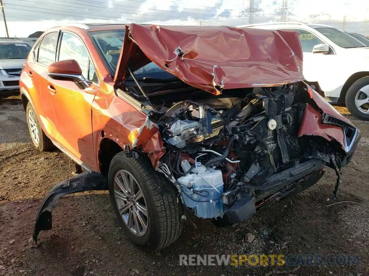 1 Photograph of a damaged car JTJDARDZ9M2241414 LEXUS NX 2021