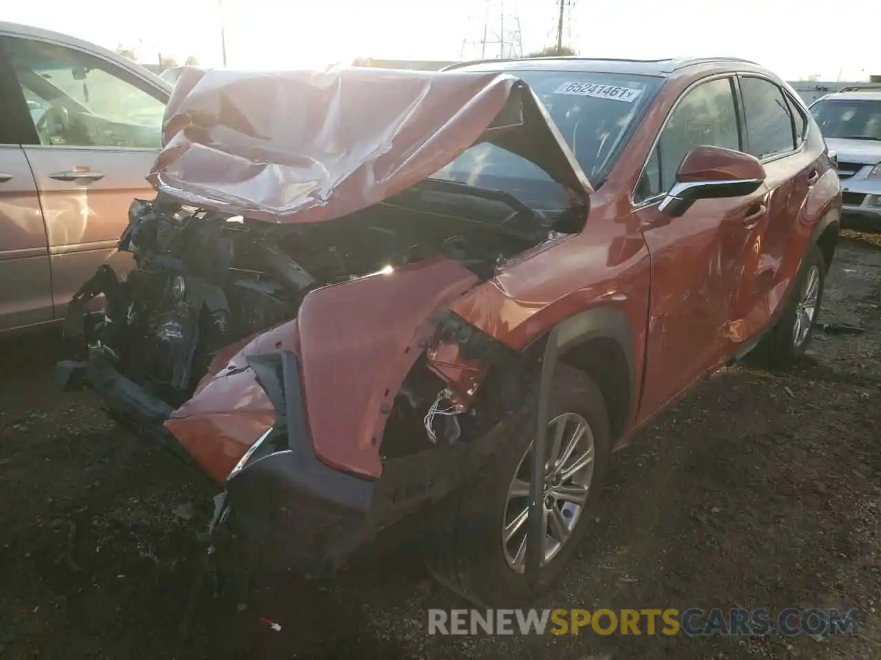 2 Photograph of a damaged car JTJDARDZ9M2241414 LEXUS NX 2021