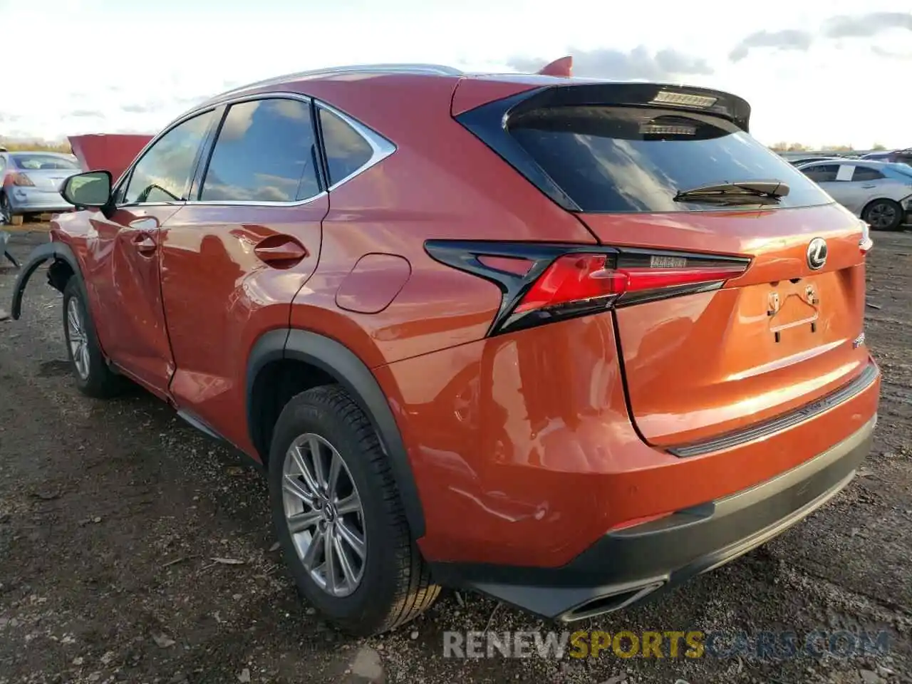 3 Фотография поврежденного автомобиля JTJDARDZ9M2241414 LEXUS NX 2021