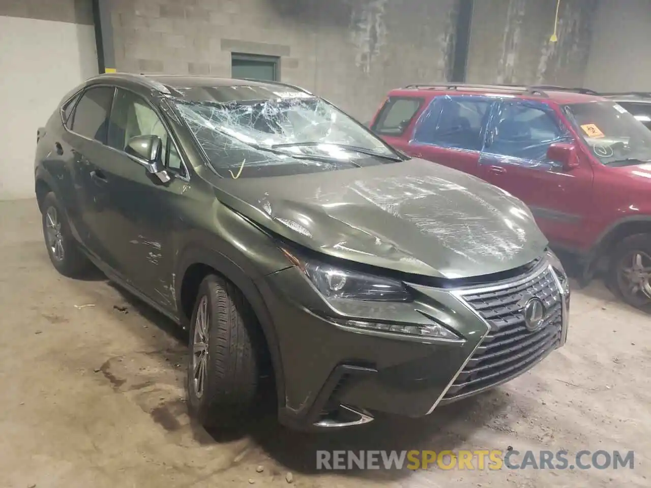 1 Photograph of a damaged car JTJDARDZ9M2244765 LEXUS NX 2021