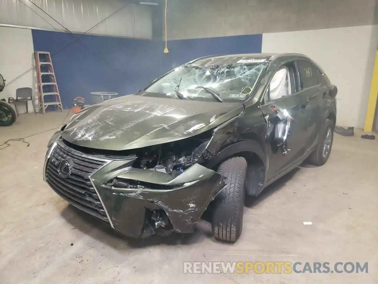 2 Фотография поврежденного автомобиля JTJDARDZ9M2244765 LEXUS NX 2021