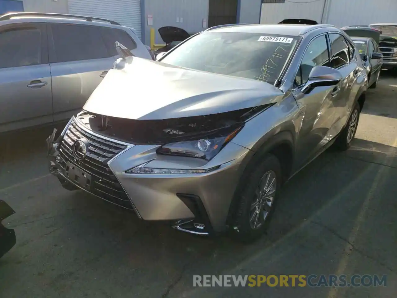 2 Фотография поврежденного автомобиля JTJDARDZ9M2254583 LEXUS NX 2021