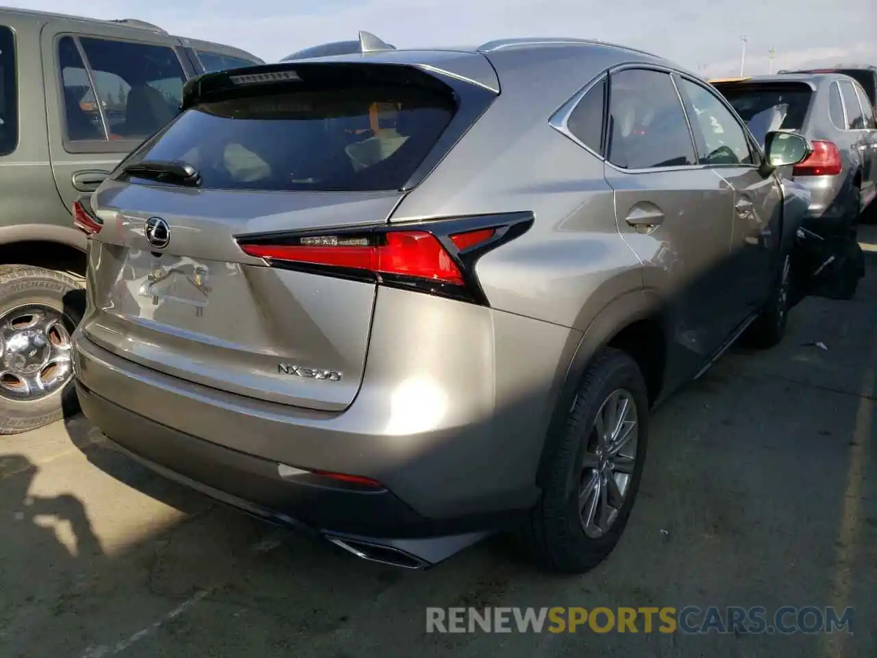 4 Фотография поврежденного автомобиля JTJDARDZ9M2254583 LEXUS NX 2021