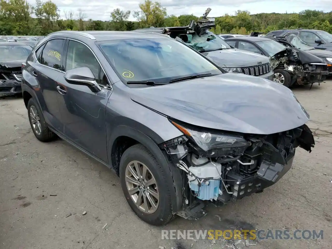 1 Photograph of a damaged car JTJDARDZ9M2260044 LEXUS NX 2021