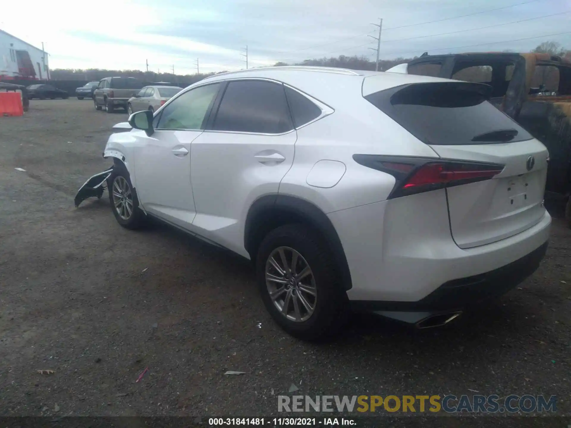 3 Фотография поврежденного автомобиля JTJDARDZ9M5020846 LEXUS NX 2021