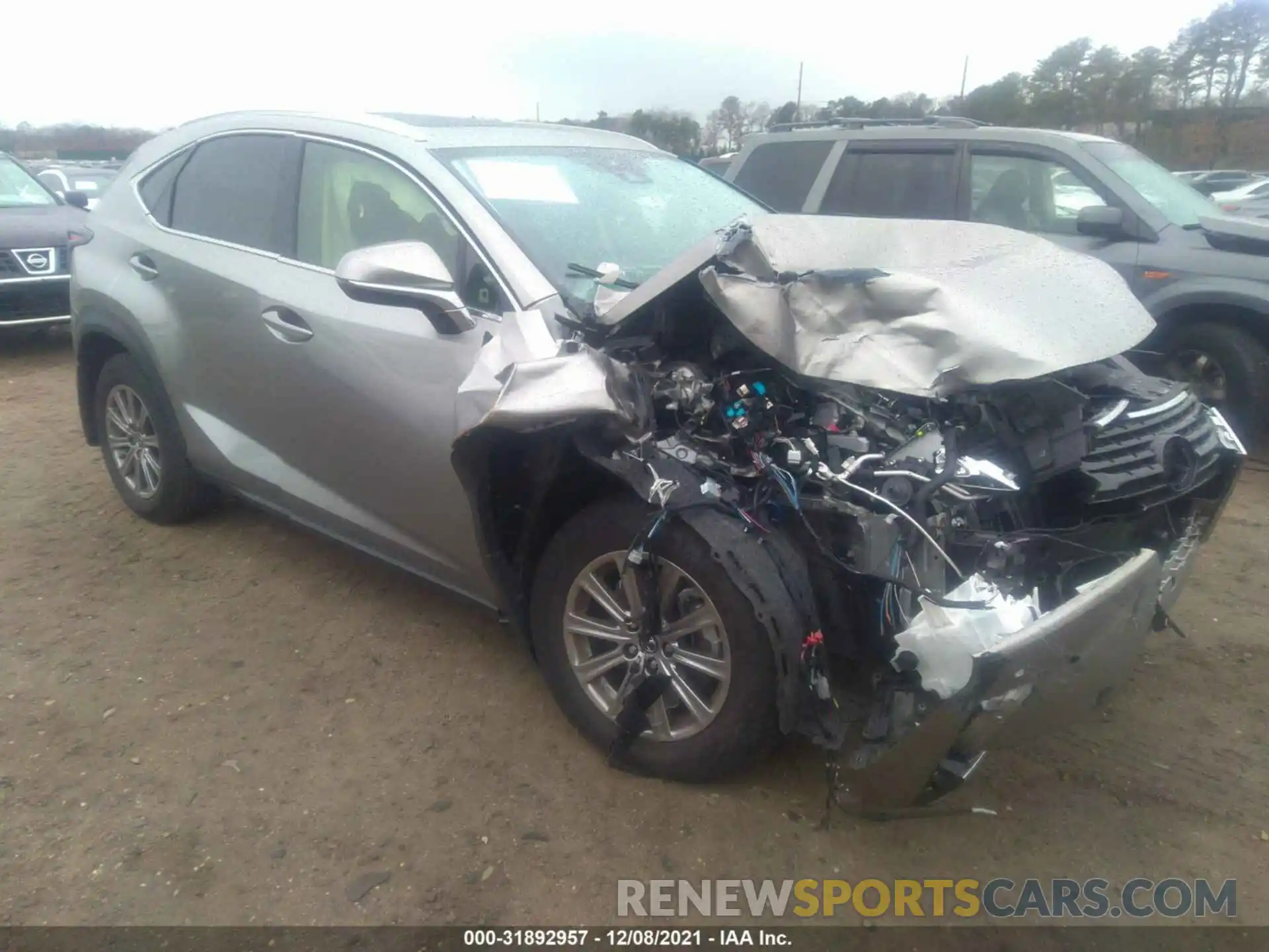 1 Photograph of a damaged car JTJDARDZ9M5020927 LEXUS NX 2021