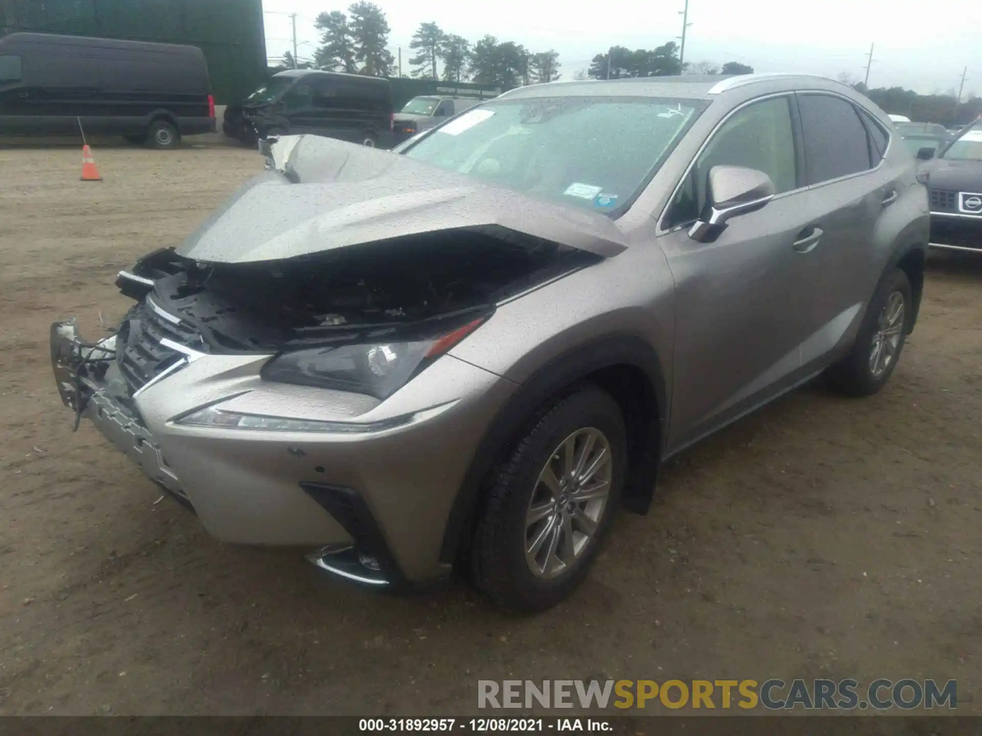 2 Фотография поврежденного автомобиля JTJDARDZ9M5020927 LEXUS NX 2021