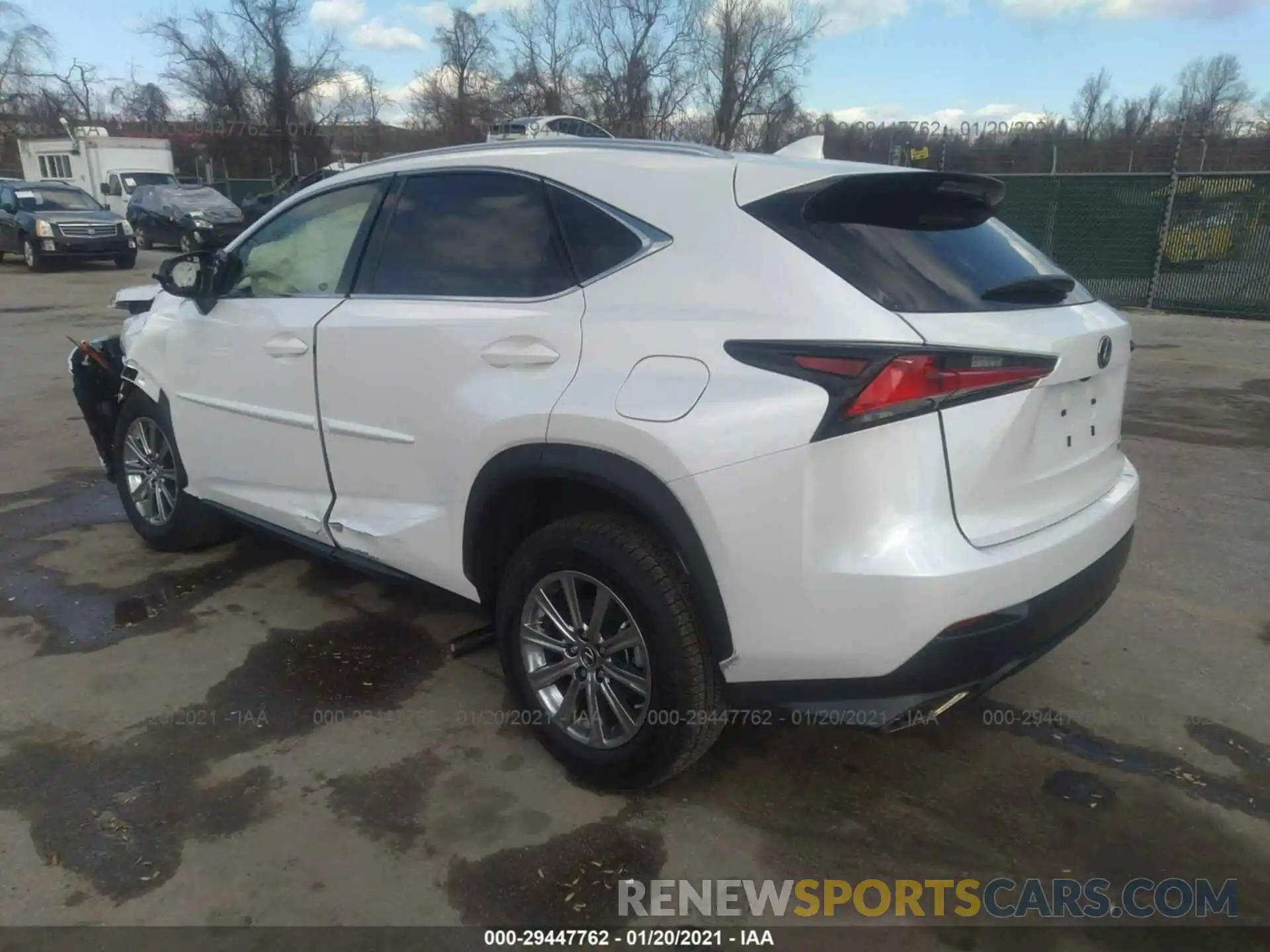 3 Фотография поврежденного автомобиля JTJDARDZ9M5022077 LEXUS NX 2021