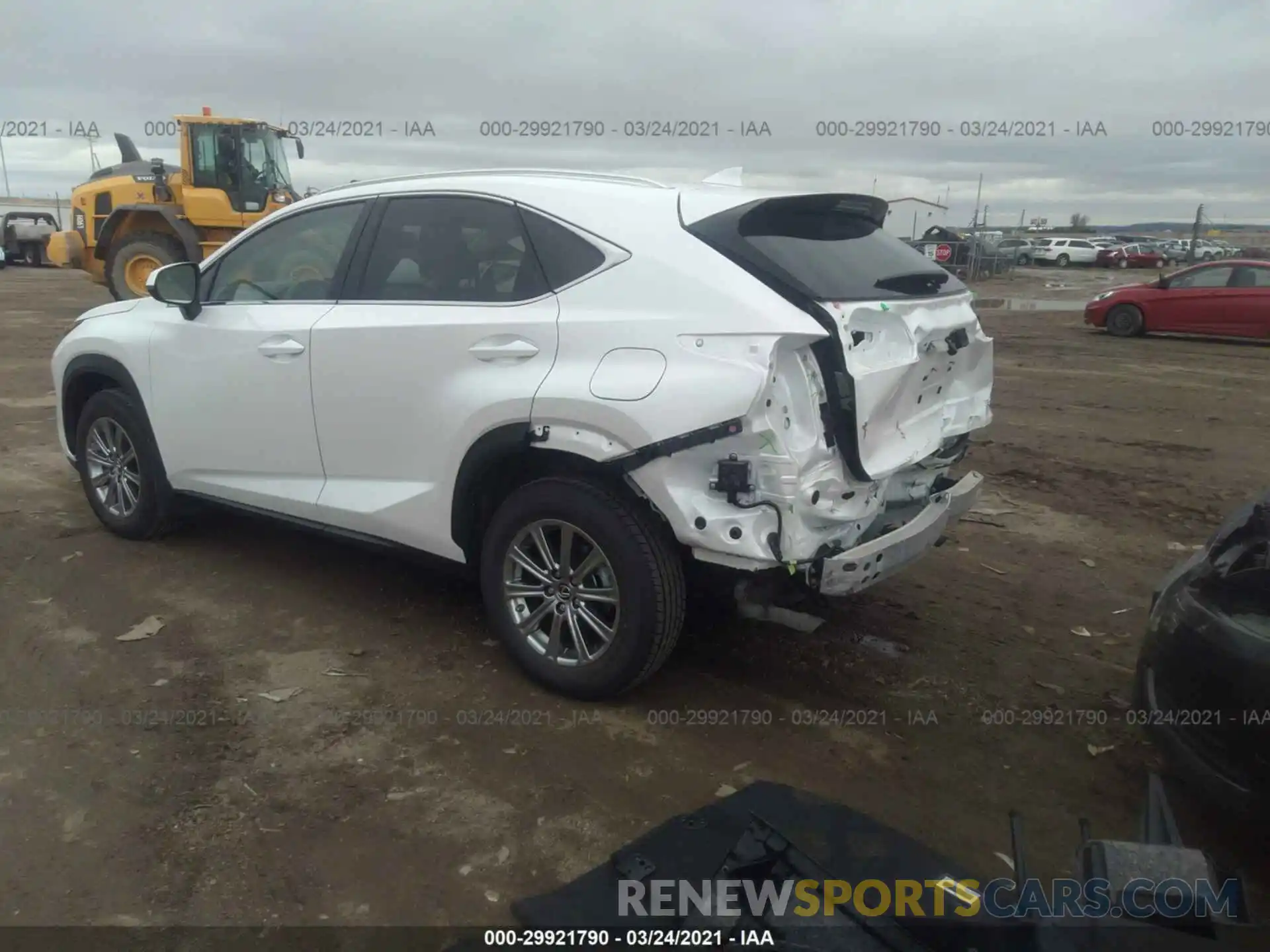 3 Фотография поврежденного автомобиля JTJDARDZ9M5022497 LEXUS NX 2021