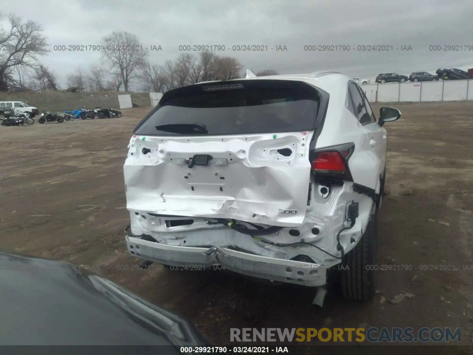 6 Фотография поврежденного автомобиля JTJDARDZ9M5022497 LEXUS NX 2021