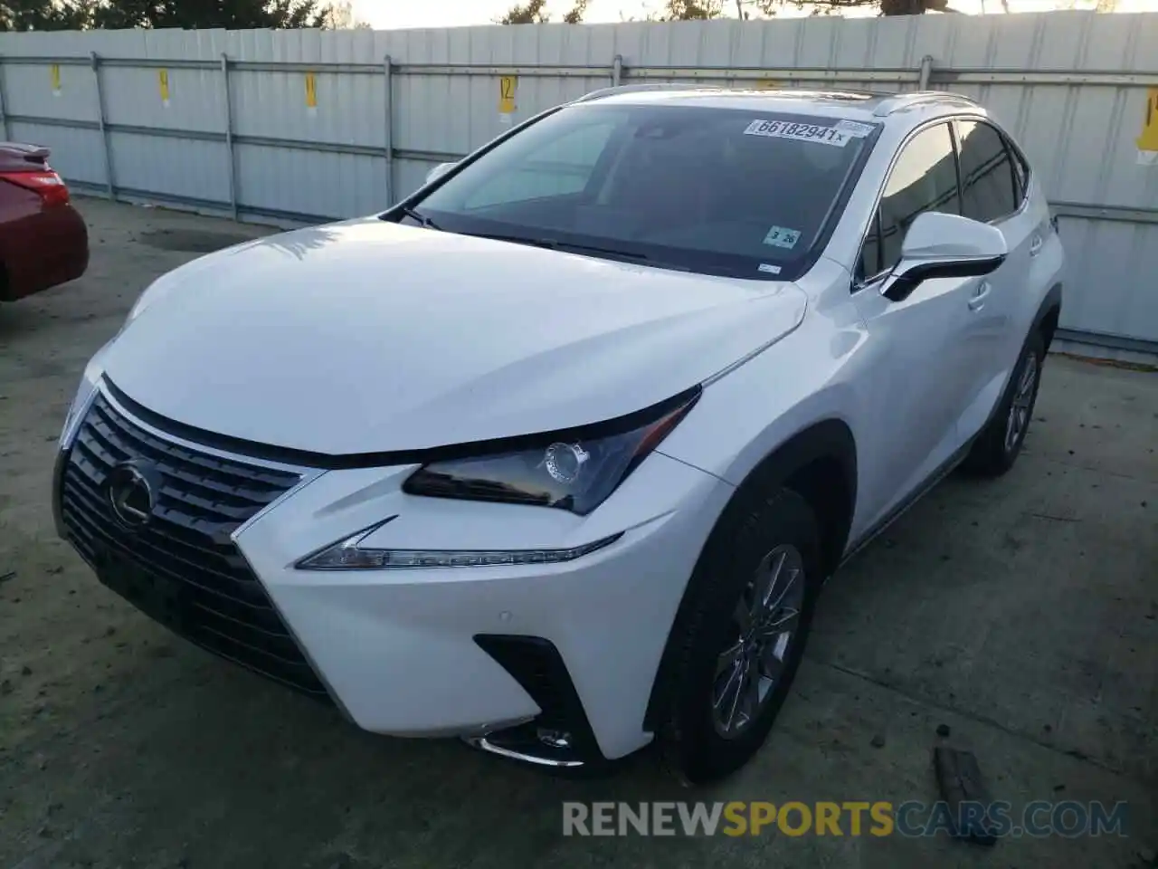 2 Фотография поврежденного автомобиля JTJDARDZ9M5023830 LEXUS NX 2021