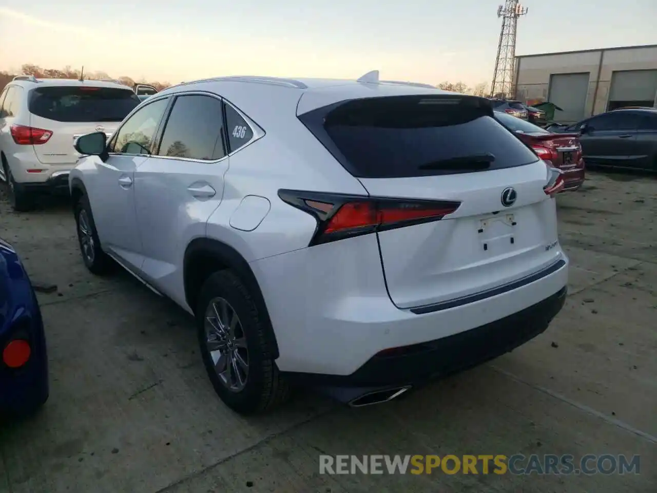 3 Фотография поврежденного автомобиля JTJDARDZ9M5023830 LEXUS NX 2021