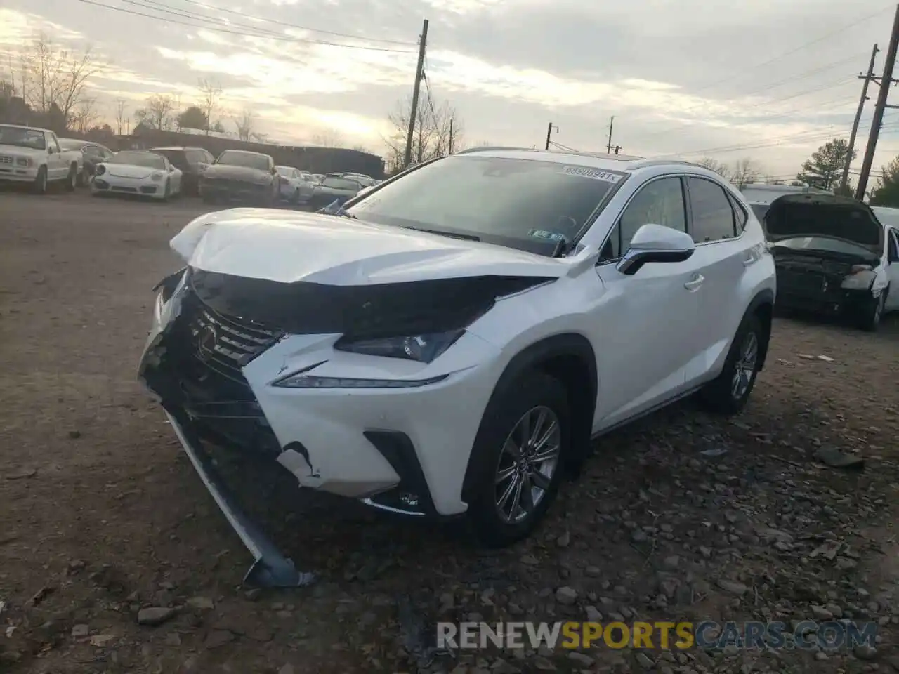 2 Фотография поврежденного автомобиля JTJDARDZ9M5023990 LEXUS NX 2021