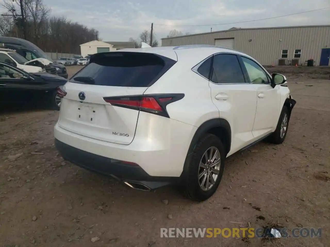 4 Фотография поврежденного автомобиля JTJDARDZ9M5023990 LEXUS NX 2021