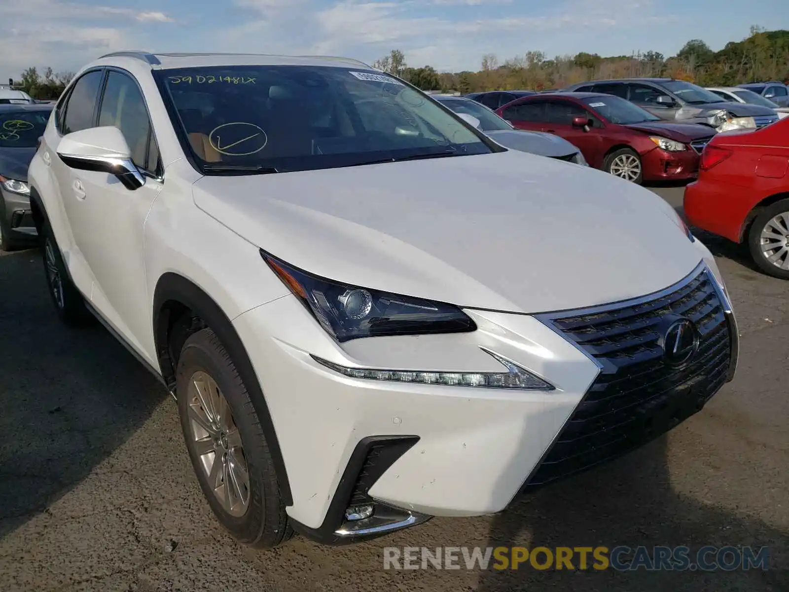 1 Photograph of a damaged car JTJDARDZ9M5025478 LEXUS NX 2021