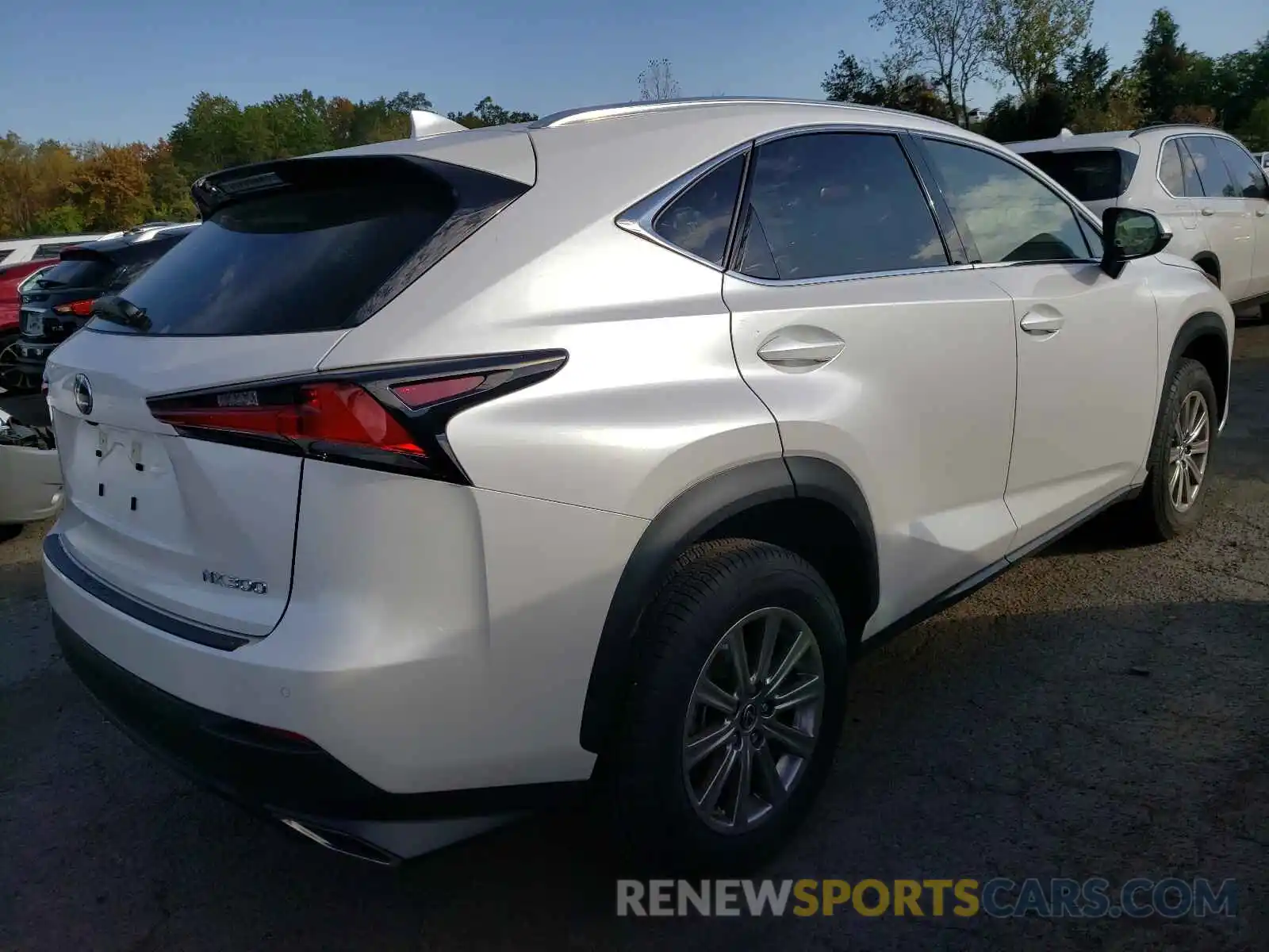 4 Фотография поврежденного автомобиля JTJDARDZ9M5025478 LEXUS NX 2021