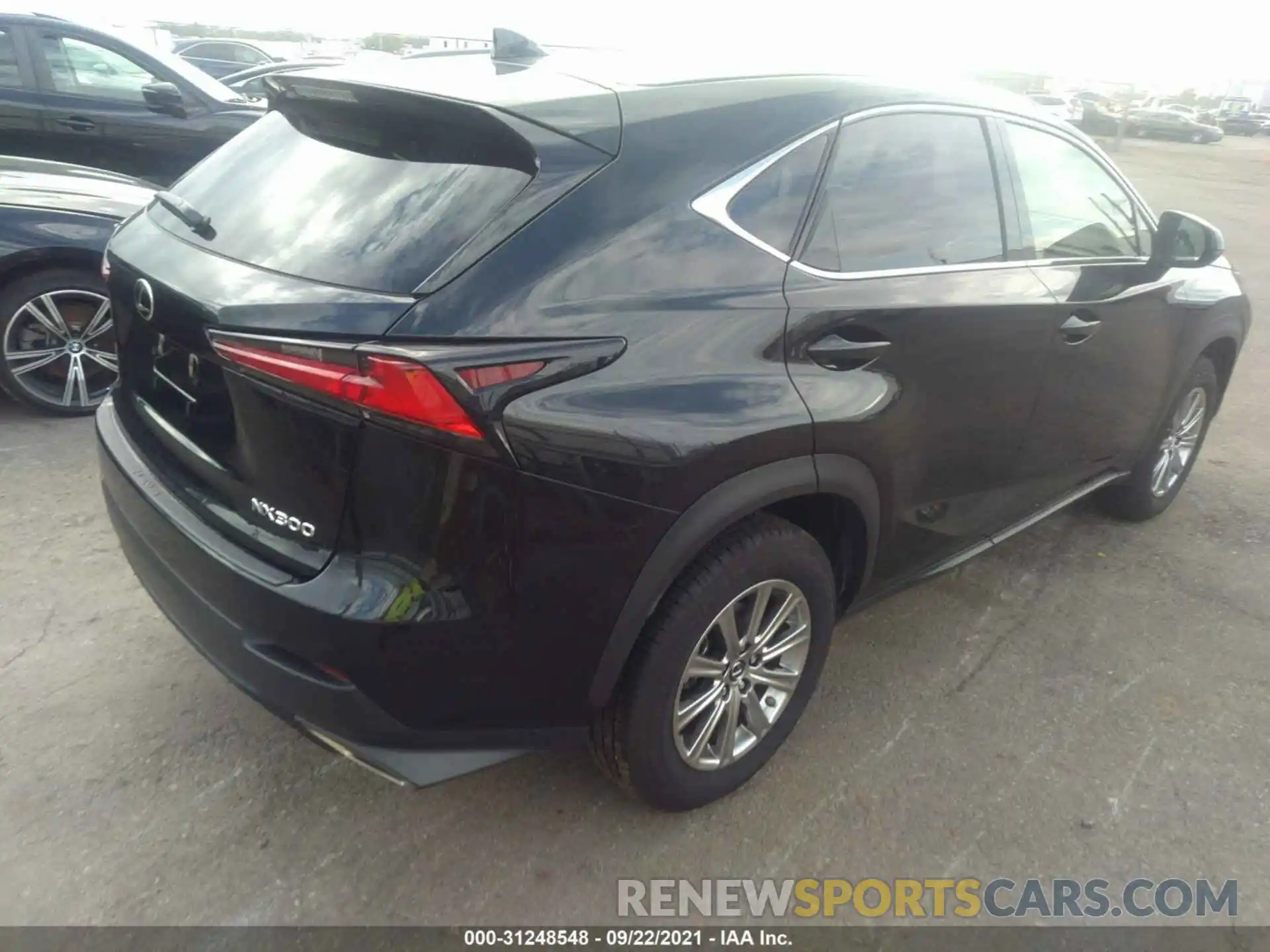 4 Фотография поврежденного автомобиля JTJDARDZXM2243589 LEXUS NX 2021