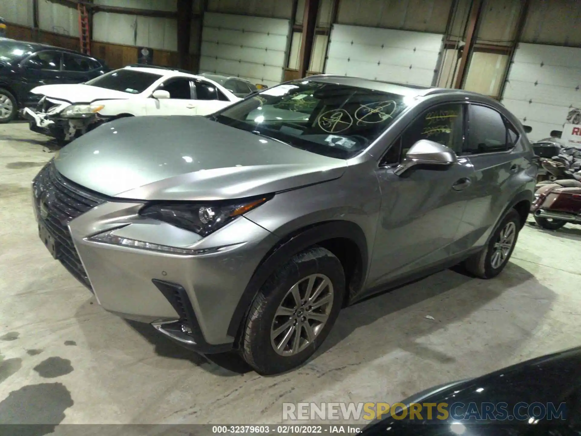 2 Фотография поврежденного автомобиля JTJDARDZXM2258416 LEXUS NX 2021