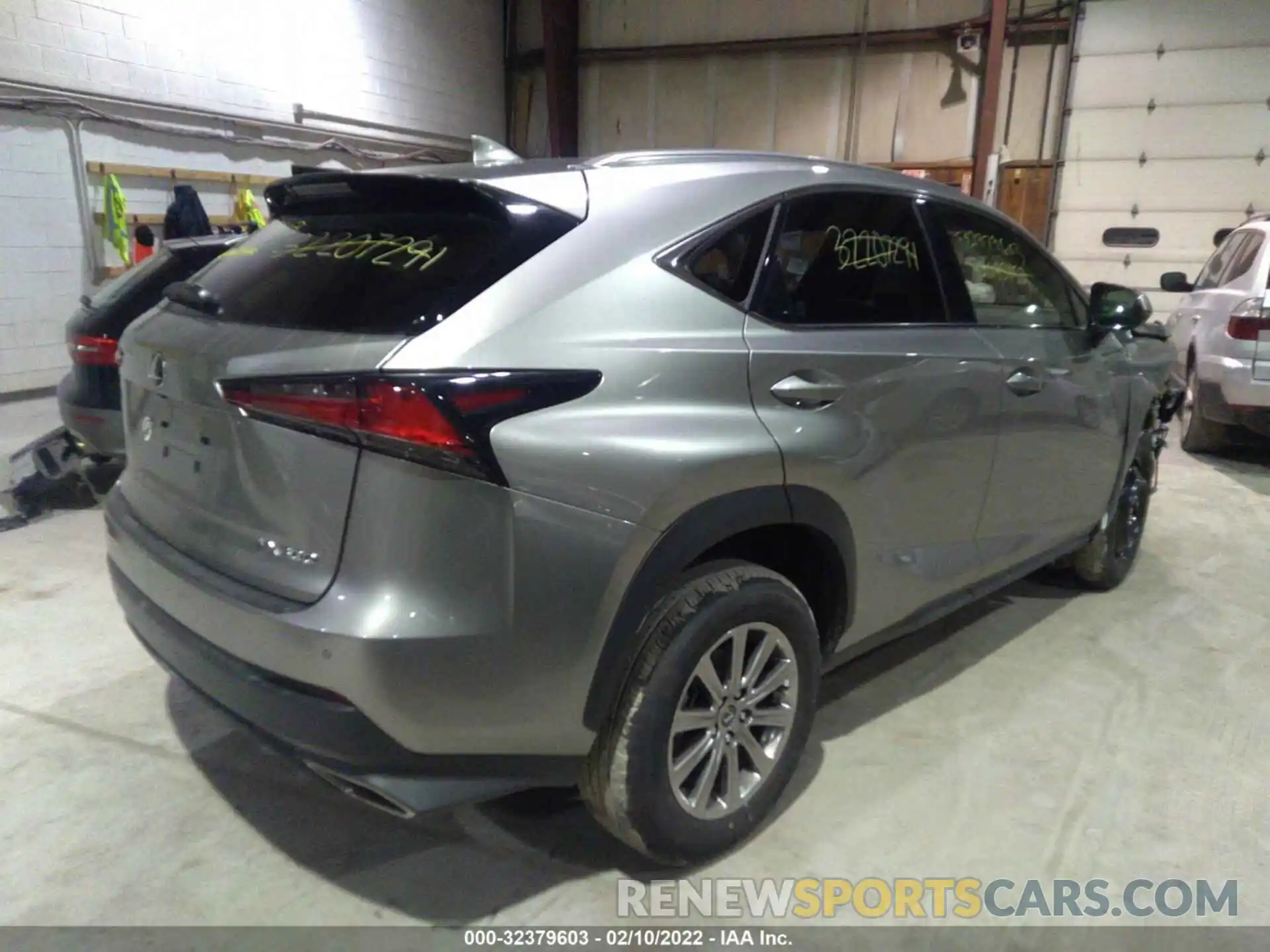 4 Фотография поврежденного автомобиля JTJDARDZXM2258416 LEXUS NX 2021